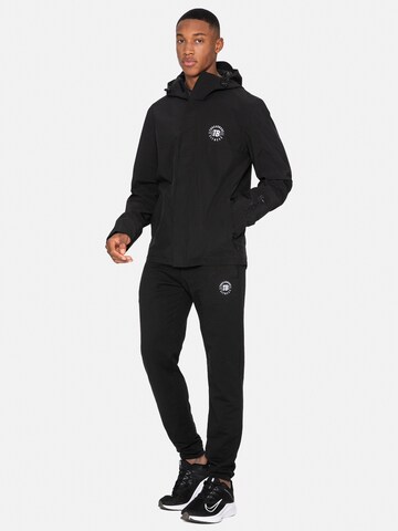 Threadbare Between-season jacket 'Lavator' in Black