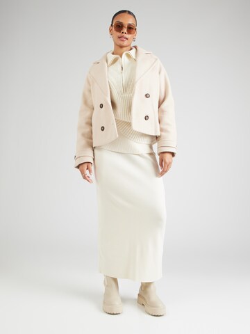 b.young Between-Seasons Coat 'BY CILIA' in Beige