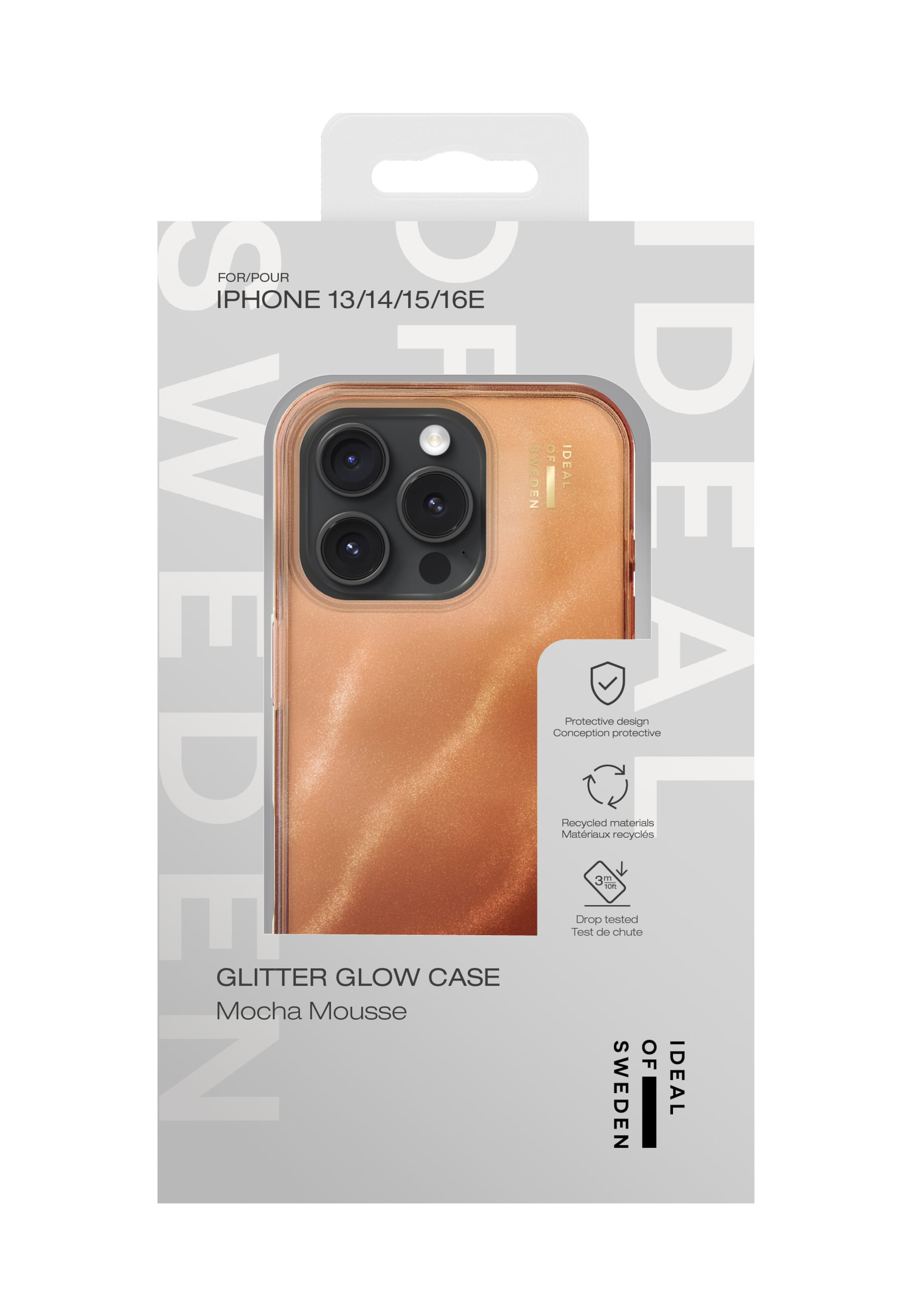 Custodia per smartphone 'iPhone 13 / 14 / 15 / 16e' di iDeal of Sweden in marrone