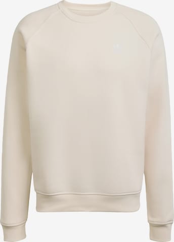 ADIDAS ORIGINALS Sweatshirt 'Trefoil Essentials' in White: front