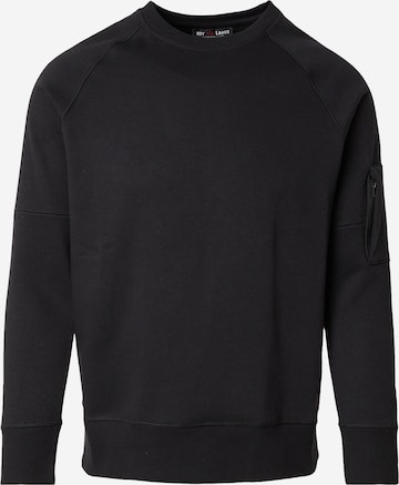 Key Largo Sweatshirt 'KLACCEPT' in Zwart: voorkant