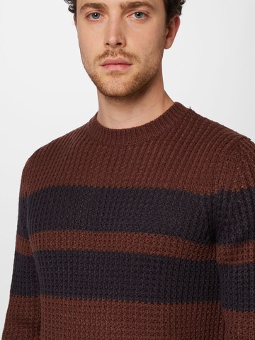 Only & Sons - Pullover 'SAZLO' em castanho