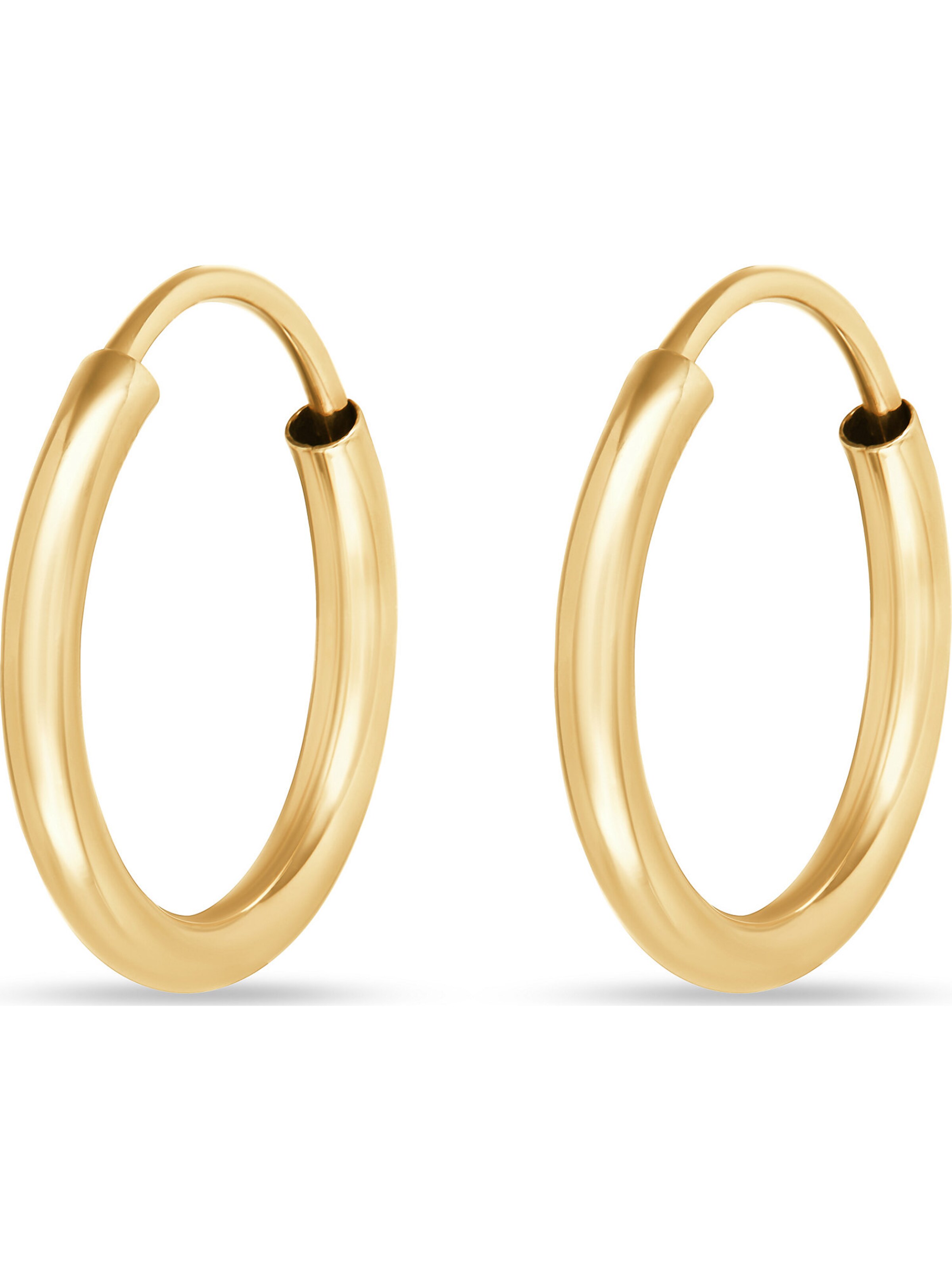 FAVS Earrings in Gold: front