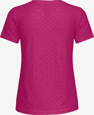 JDY T-Shirt 'CATHINKA' in Pink