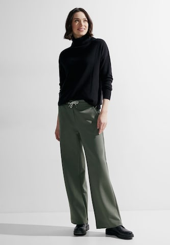 CECIL Loose fit Pants 'Neele' in Green
