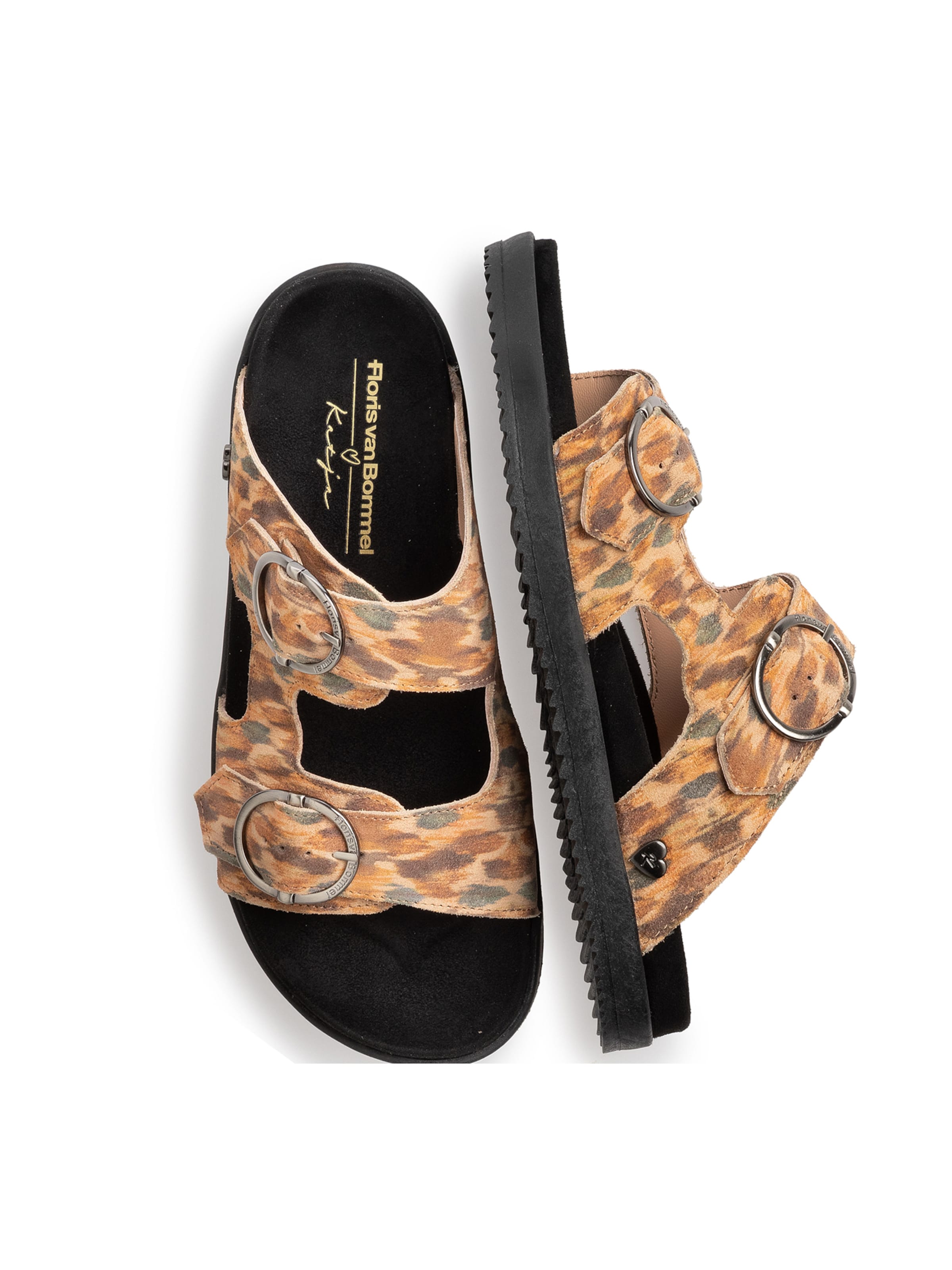 Mule 'Marli 01' Floris van Bommel en marron