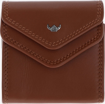 Porte-monnaies 'Polo' GOLDEN HEAD en marron : devant