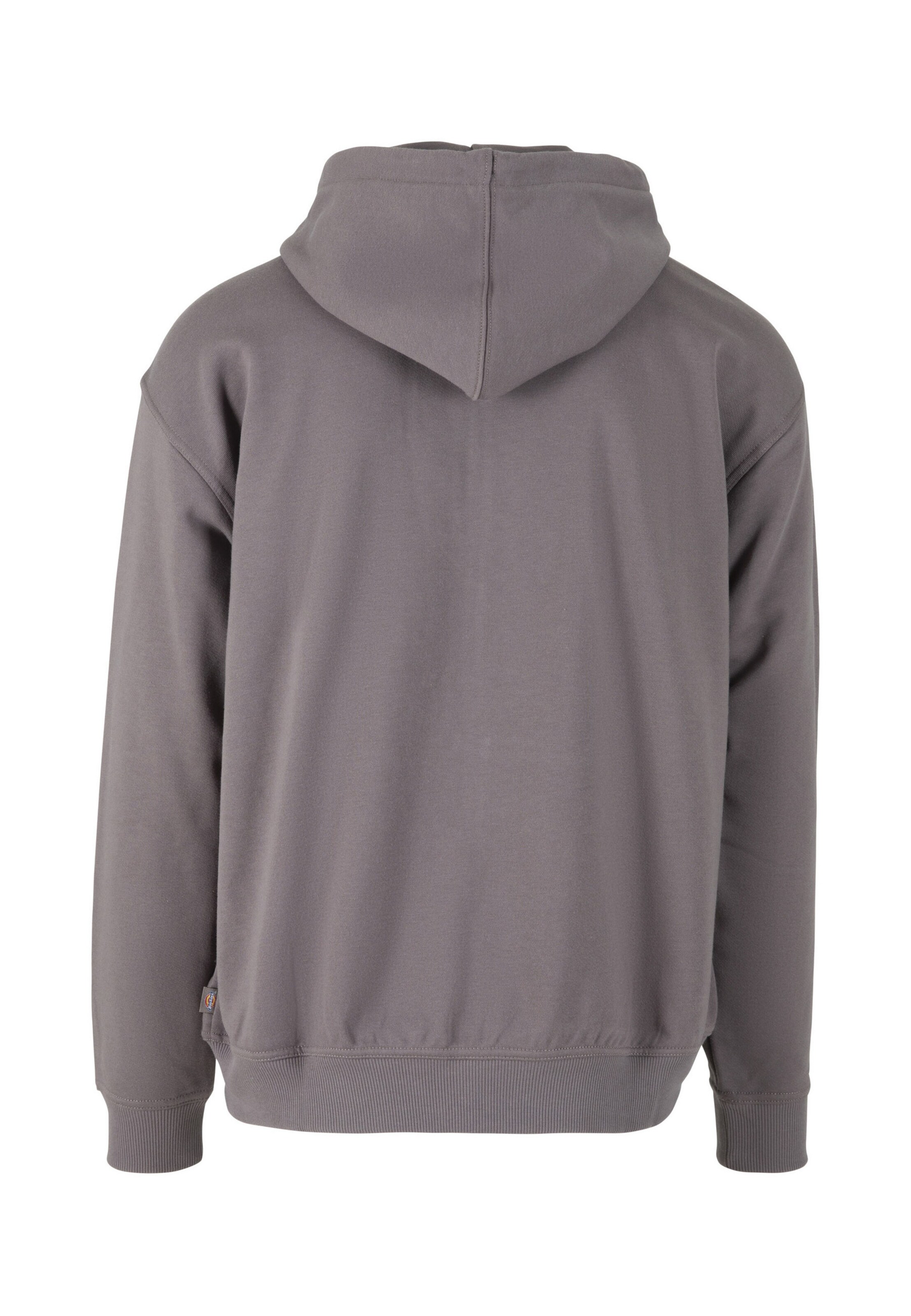 DICKIES Sweat jacket 'Aitkin' in Grey: back