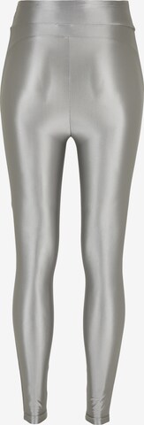 Urban Classics Skinny Legginsy w kolorze srebrny