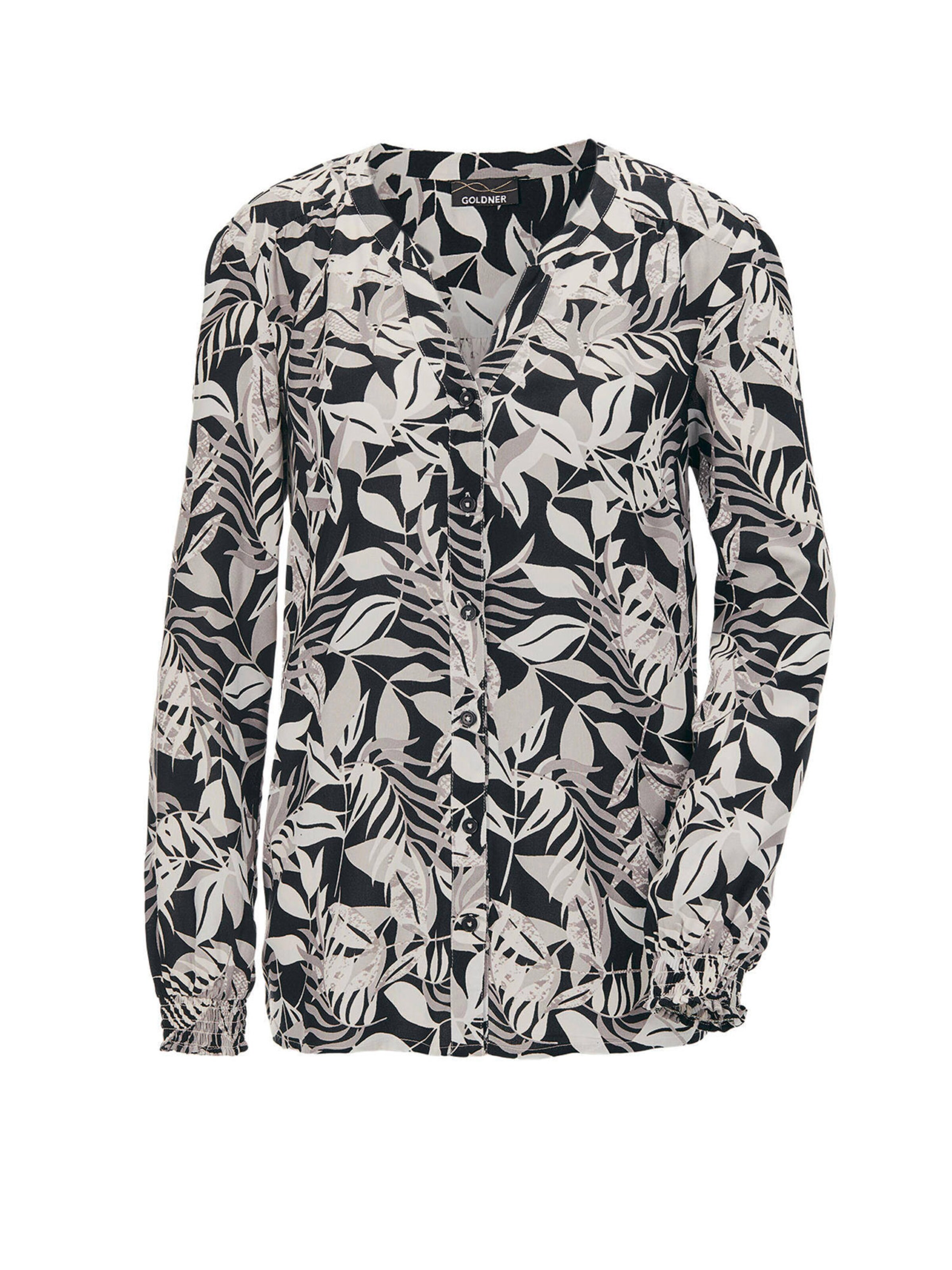 Goldner Tunika in Schwarz: Vorderseite