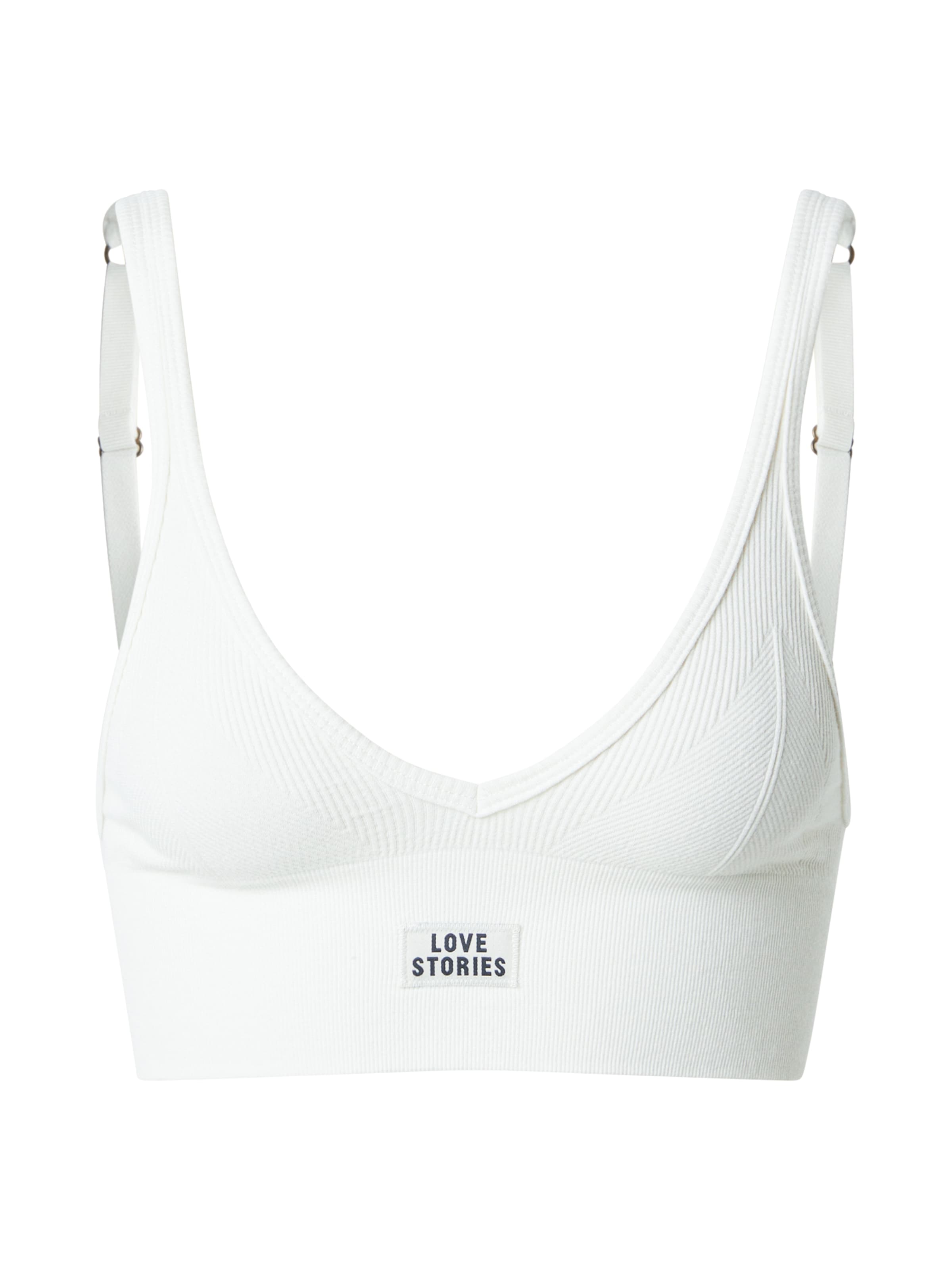 LOVE Stories Bustier Melltartó 'Posey' - fehér: elől