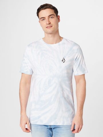 T-Shirt Volcom en bleu : devant