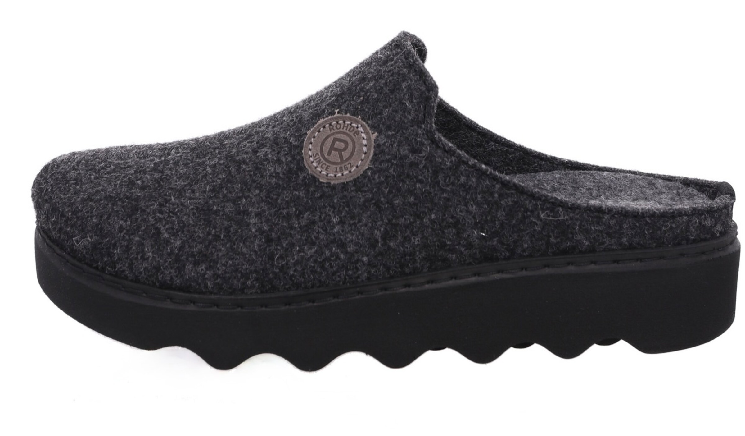 ROHDE Hausschuh in Schwarz
