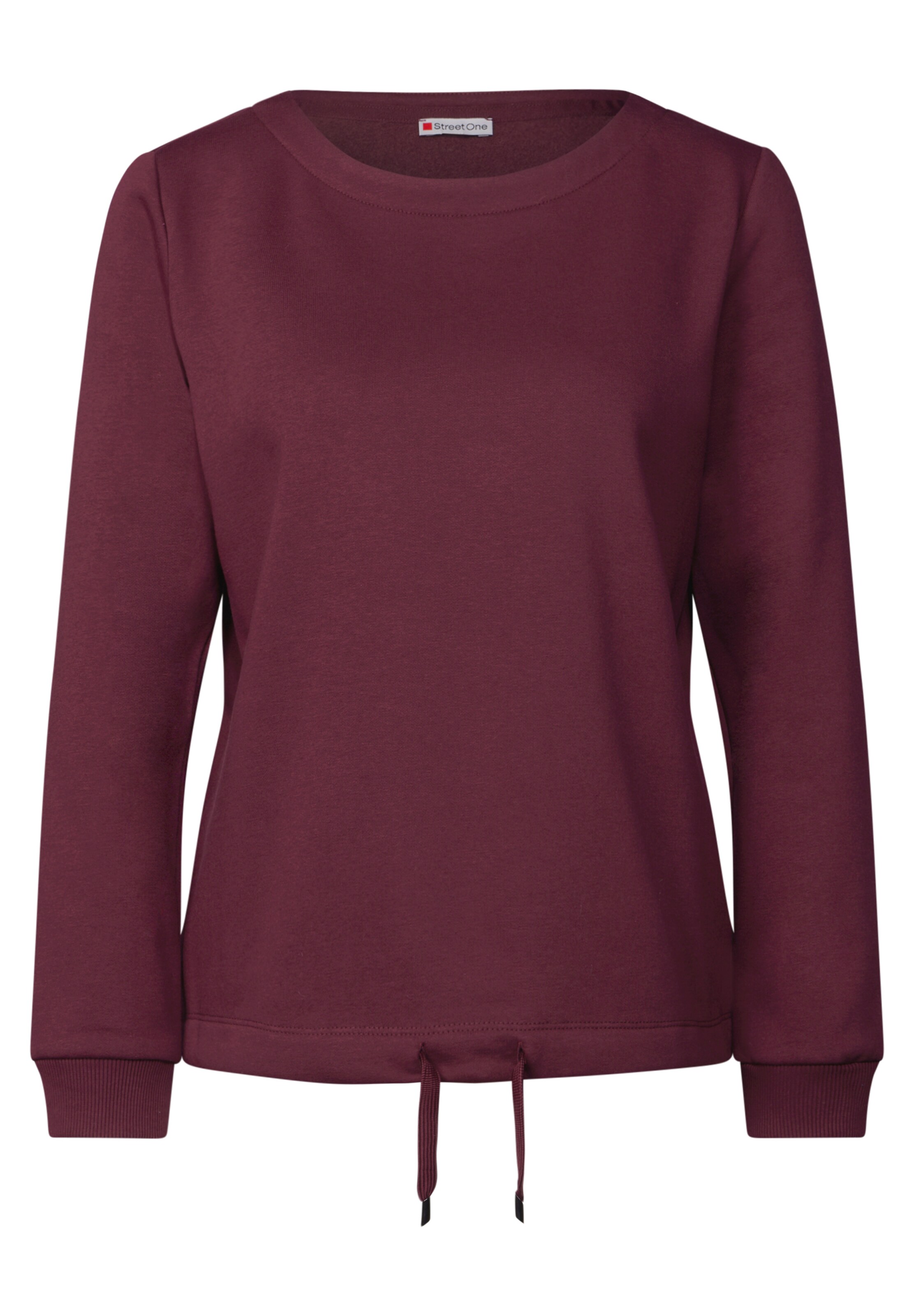STREET ONE Sweatshirt in Rot: Vorderseite