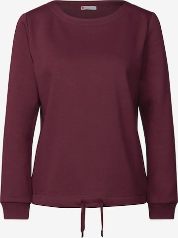 STREET ONE Sweatshirt in Rot: Vorderseite