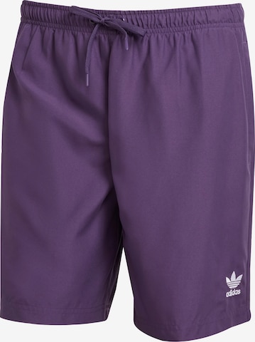 Pantaloncini da bagno 'Adicolor' di ADIDAS ORIGINALS in lilla: frontale