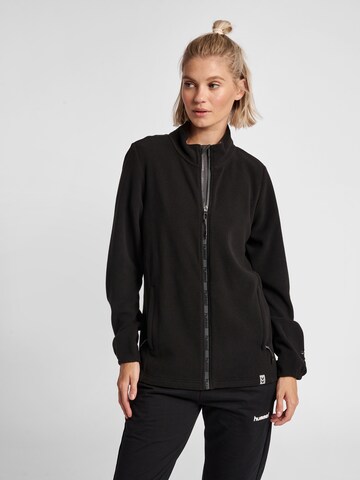 Hummel Athletic fleece jacket 'North' in Black: front