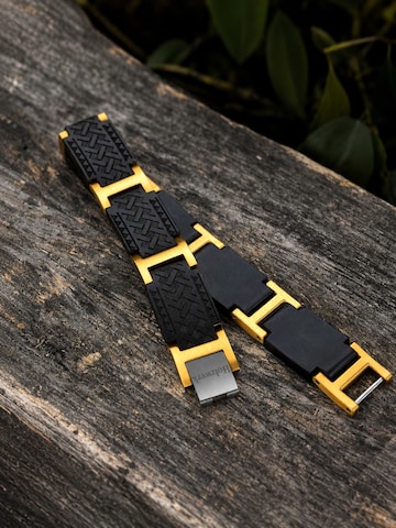 Braccialetto 'BALKSEE' di Holzwerk in nero