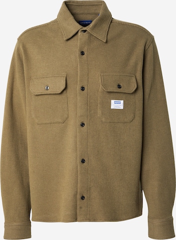 Fit confort Chemise 'Ekynone' HUGO en vert : devant