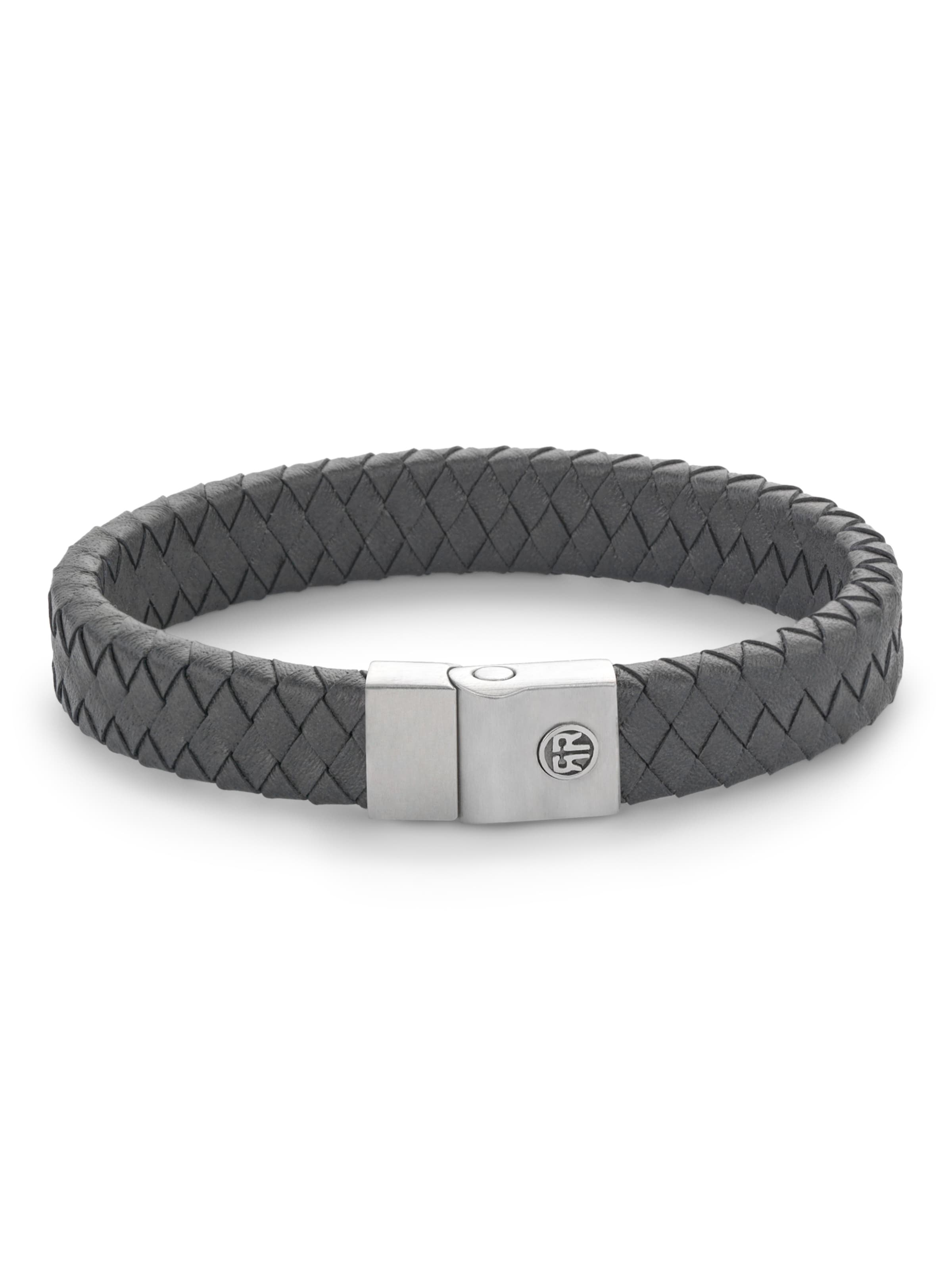 Rebel & Rose Bracelet in Grey: front