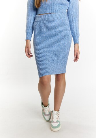 MYMO Skirt in Blue: front