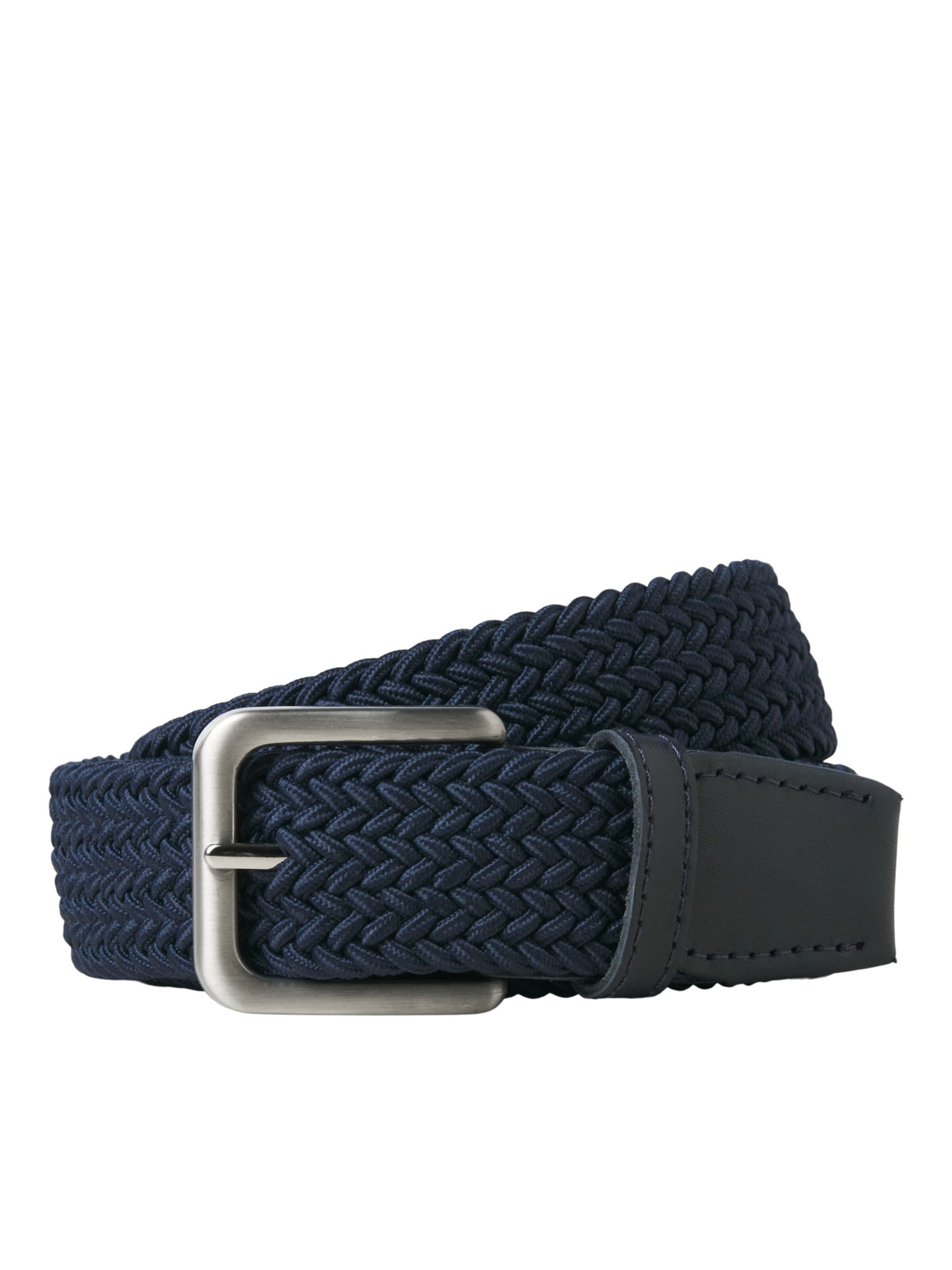 JACK & JONES Belt 'JACSPRING Braided' in Blue: front
