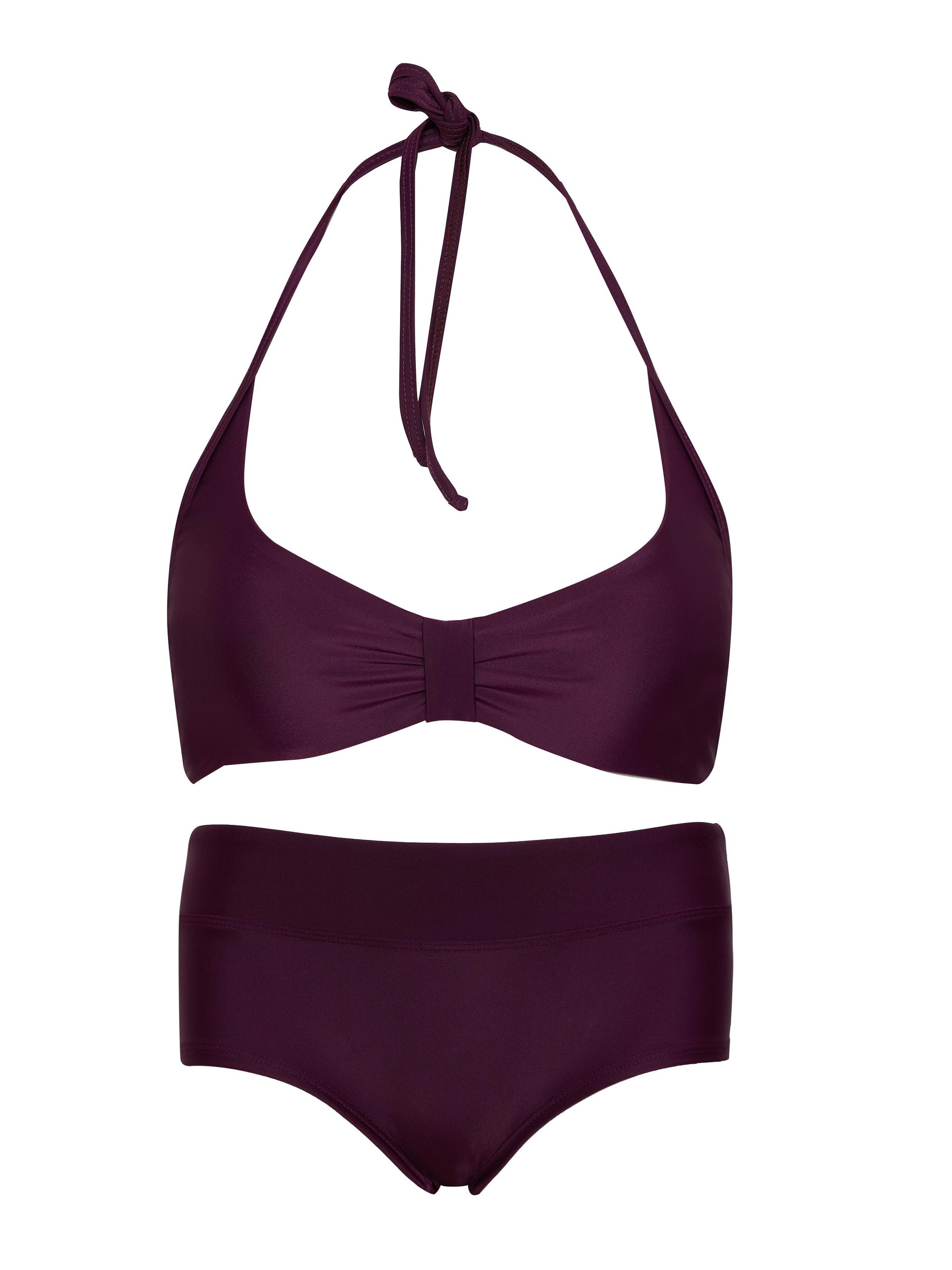 La V Bikini in Lila: voorkant