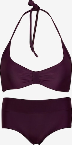 La V Bikini in Lila: voorkant