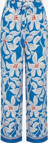 mėlyna Guido Maria Kretschmer Curvy Plačios klešnės Kelnės 'Rylie': priekis