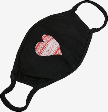 Foulard 'Christmas Heart' Urban Classics en noir : devant