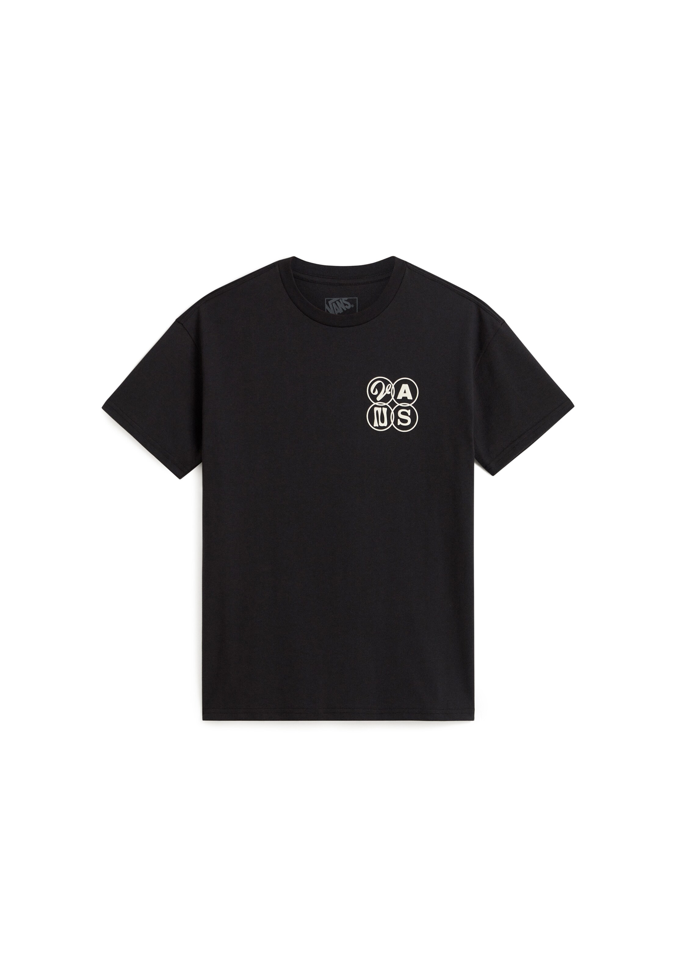 VANS - Camiseta 'Ellipse' en negro: frente