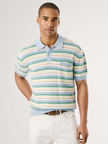 Pepe Jeans Poloshirt 'Preston' in Blau: Vorderseite