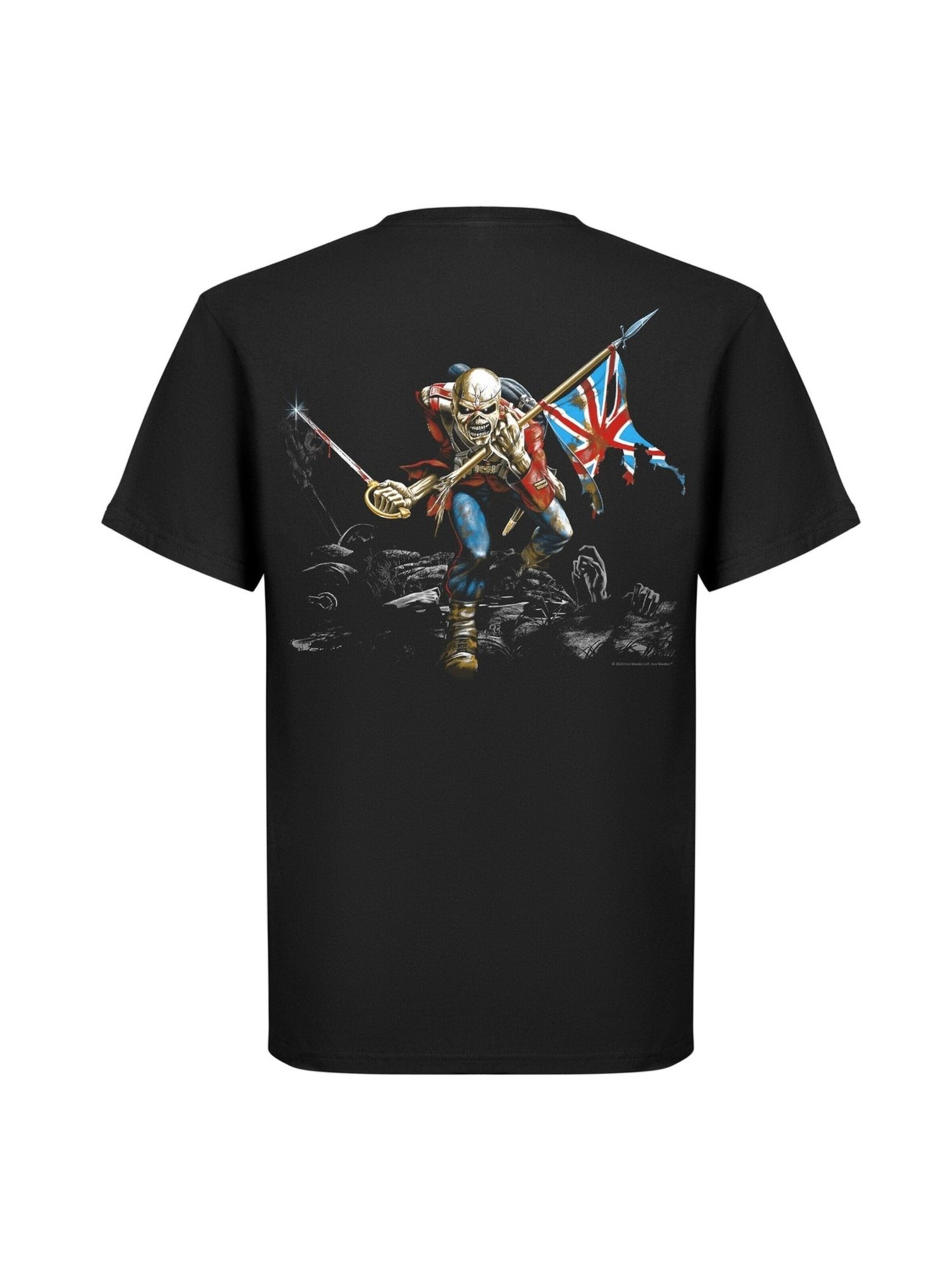 Iron Maiden Shirt 'Trooper' in Black