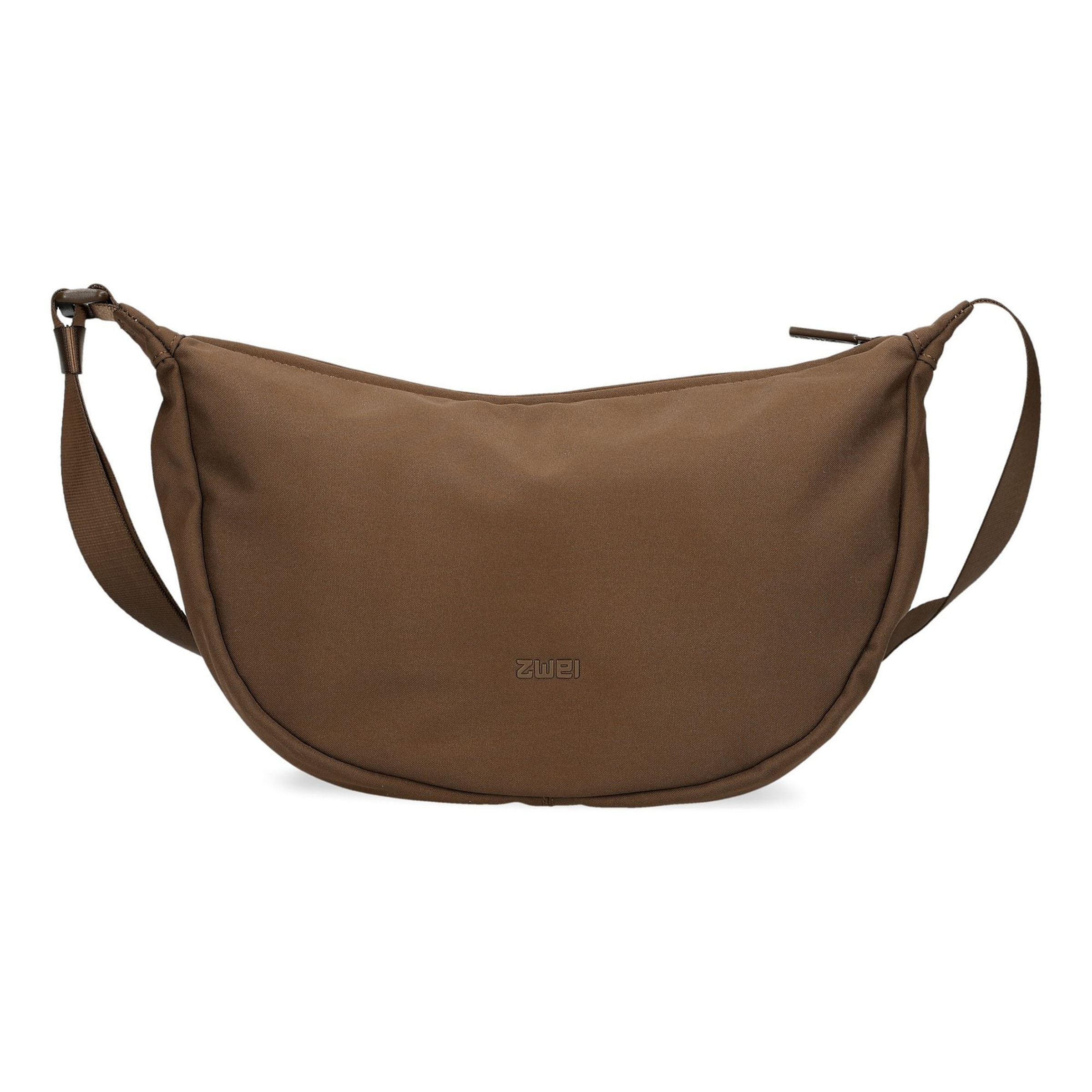 ZWEI Schoudertas 'Mademoiselle.Tex' in Bruin: voorkant