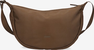 ZWEI Schoudertas 'Mademoiselle.Tex' in Bruin: voorkant