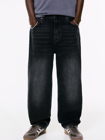 Baggy Jeans di Pull&Bear in nero: frontale