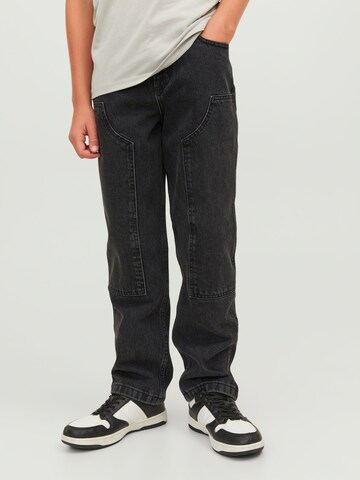 Regular Jean 'JJIChris JJICarpenter' Jack & Jones Junior en noir : devant
