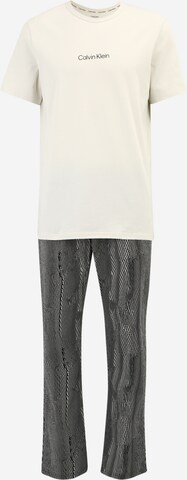 Calvin Klein Underwear Long Pajamas in Grey: front