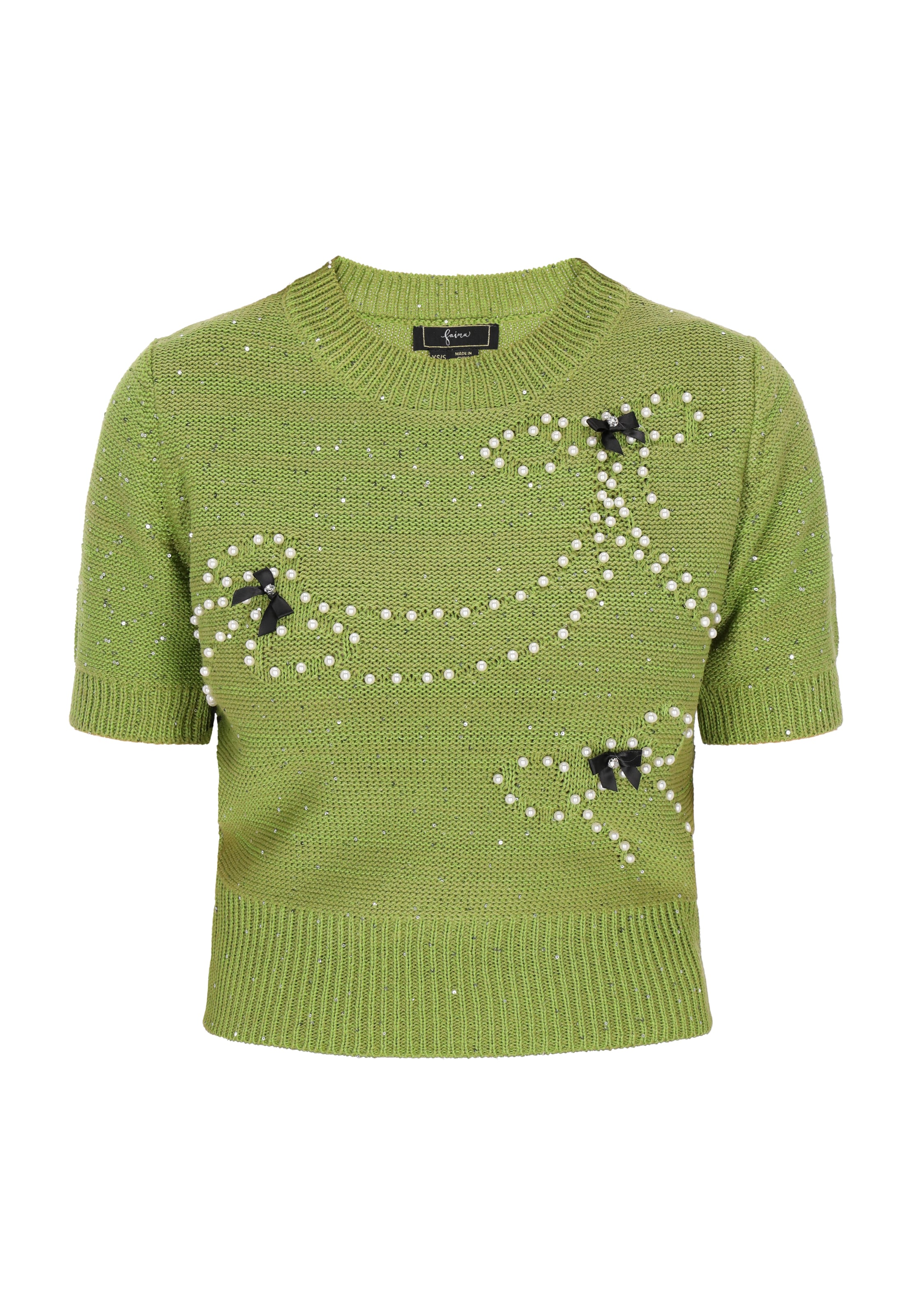 faina Свитер 'Fashion Look' в Зеленый: спереди