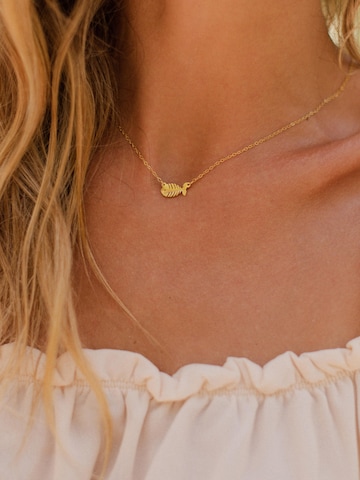 LUUK LIFESTYLE Necklace in Gold: front