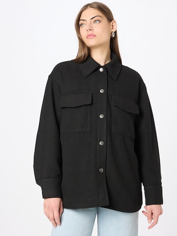 Monki Between-season jacket in Black: front