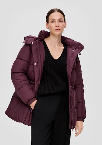 s.Oliver - Casaco de inverno em roxo: frente