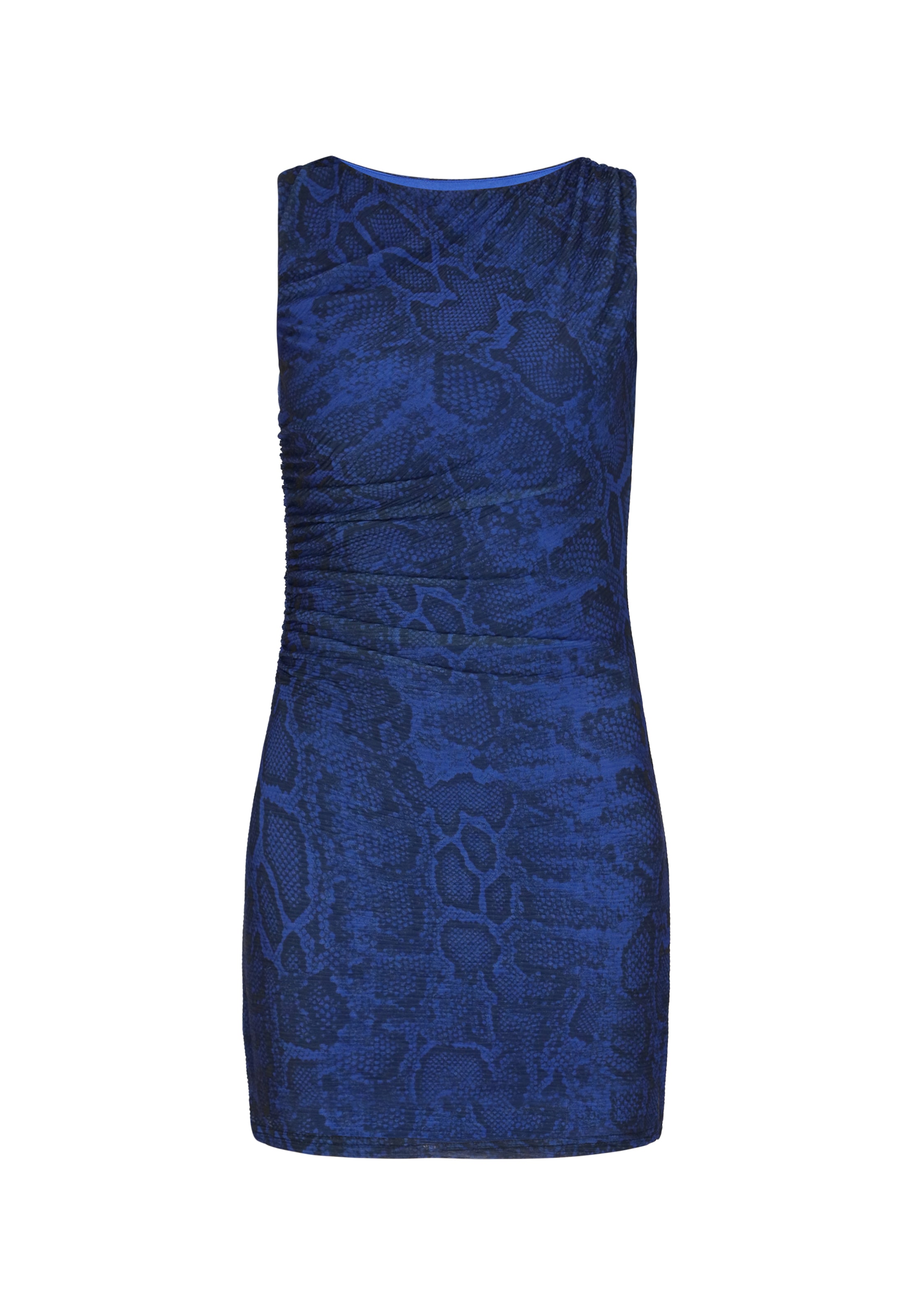 faina Jurk in Blauw: voorkant