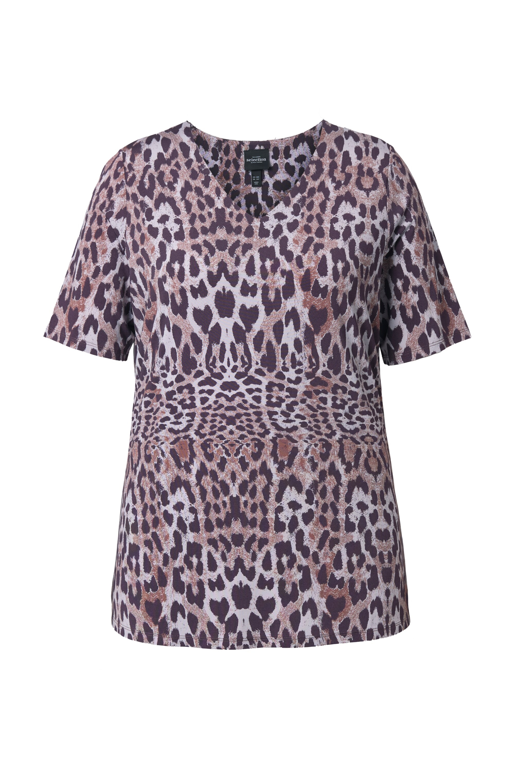Ulla Popken Shirt in Schwarz: Vorderseite