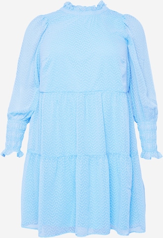 Robe 'Rie' Vero Moda Curve en bleu : devant