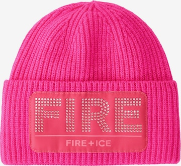 Bogner Fire + Ice Beanie 'Aneli' in Pink: front