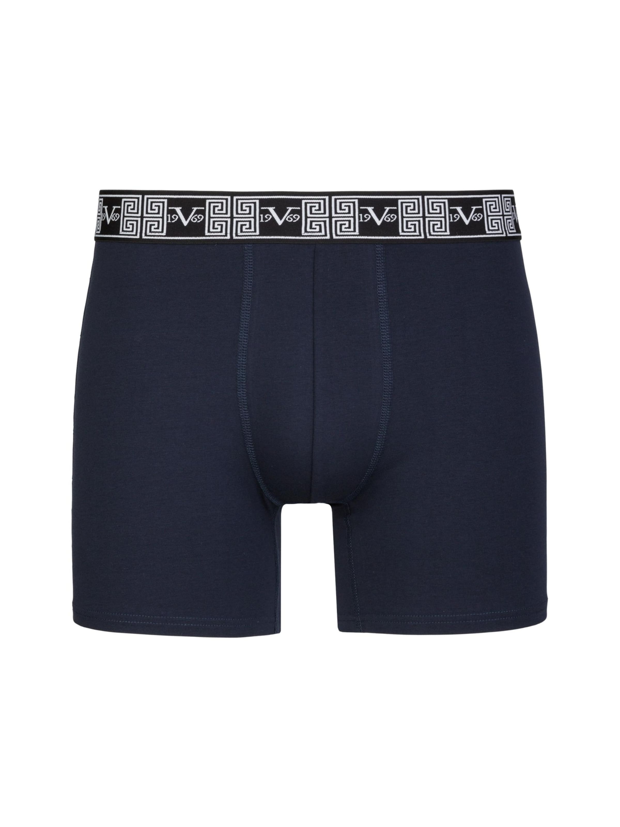 19V69 ITALIA Boxershorts 'Francesco' in Blauw
