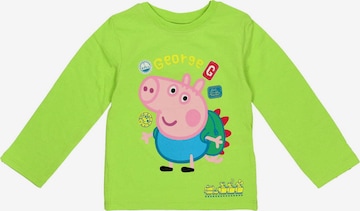 Peppa Pig Shirt in Grün: Vorderseite