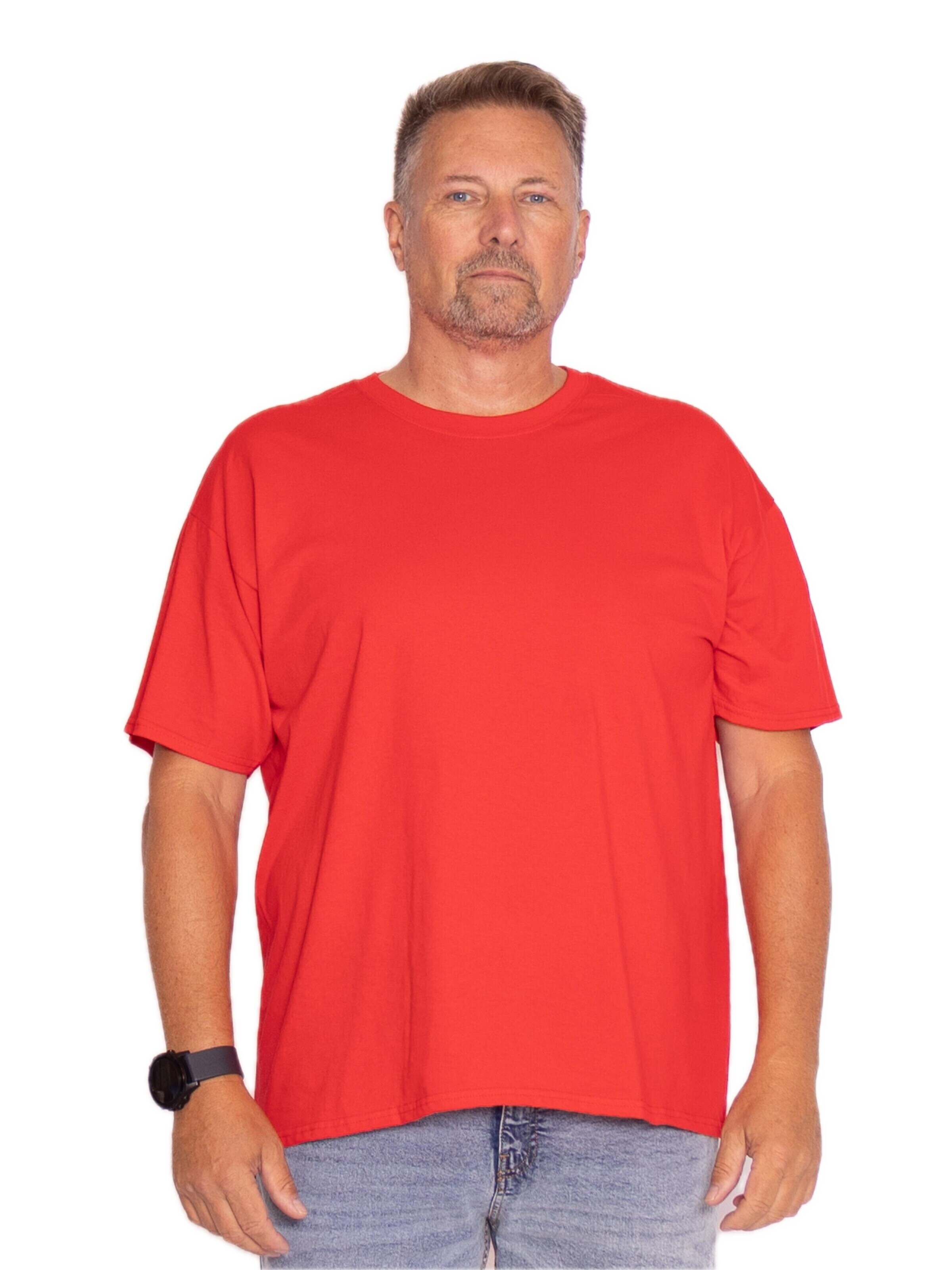 FRUIT OF THE LOOM Shirt 'T-shirt 3-pack' in Red