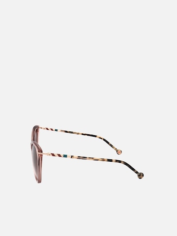 Carolina Herrera Zonnebril 'Carolina Herrera HER 0091/S Peach havana 56/20/145 Women Sunglasses' in Oranje